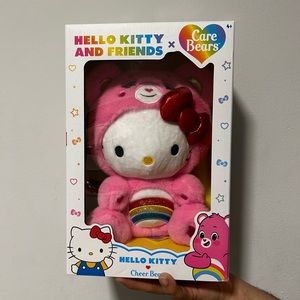 Hello Kitty and Friends x Care Bear plush